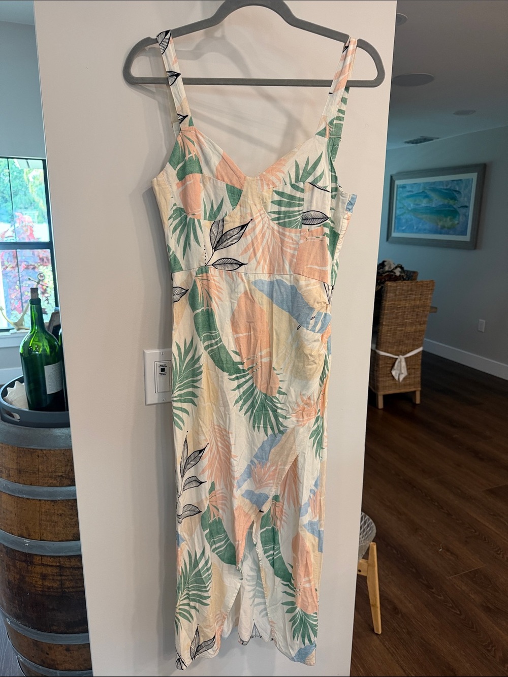 Shore brand Tropical Print Midi Dress - Medium